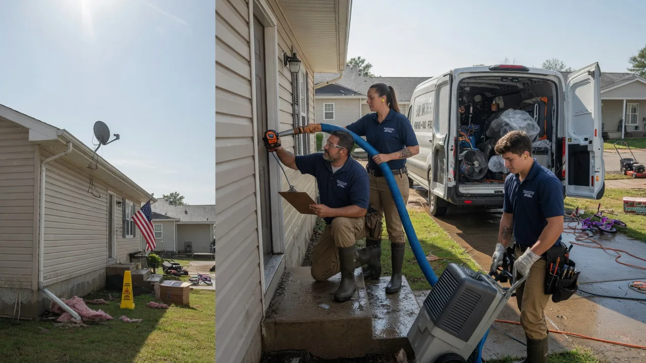 Ceiling Water Damage Restoration in Russell, IA near me